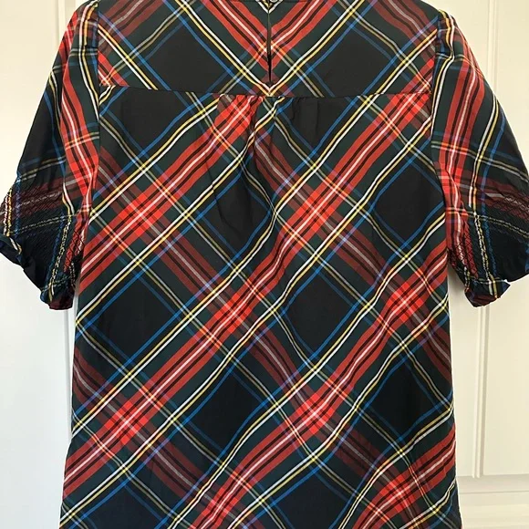 J. Crew Plaid Set Women's Kids Plaid Dress and Women's Top Matching - Picture 5 of 12